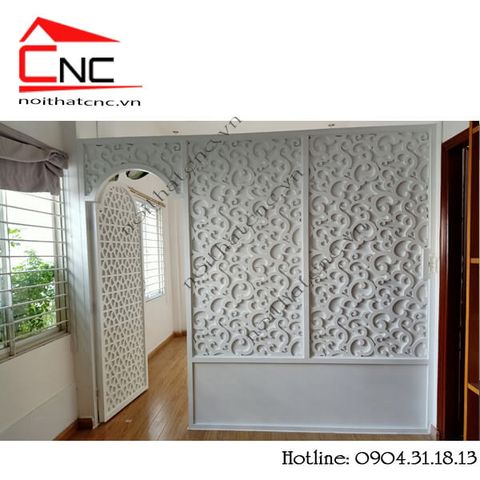  Thi công vách cnc phòng ngủ - 889 