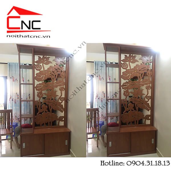 Thi công kệ trang trí phòng khách - 867