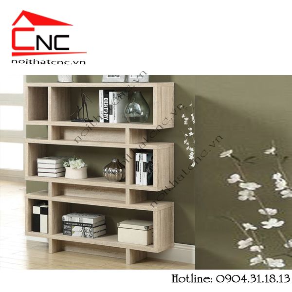 Kệ gỗ vách ngăn phòng khách - 65