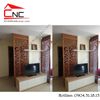 Kệ gỗ vách ngăn phòng khách - 120