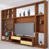 Kệ gỗ vách ngăn phòng khách - 82