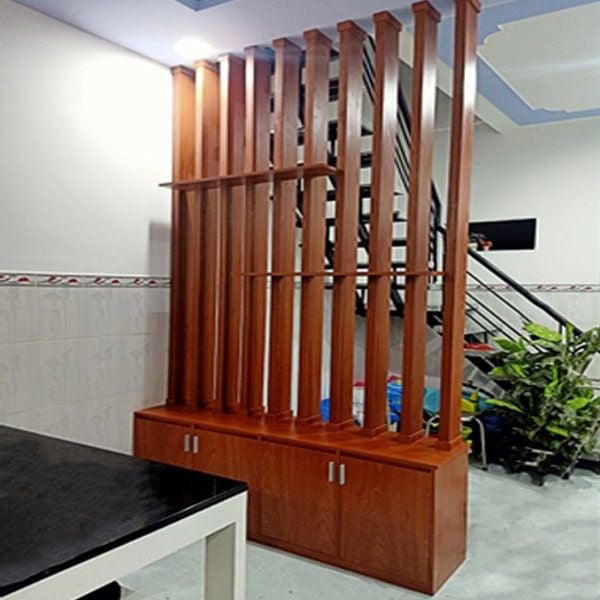 Kệ gỗ vách ngăn phòng khách - 140