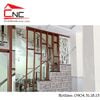 Thi công vách lam gỗ cầu thang - 523