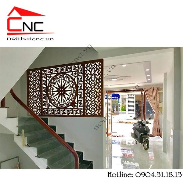 Thi công vách ngăn trống đồng - 288