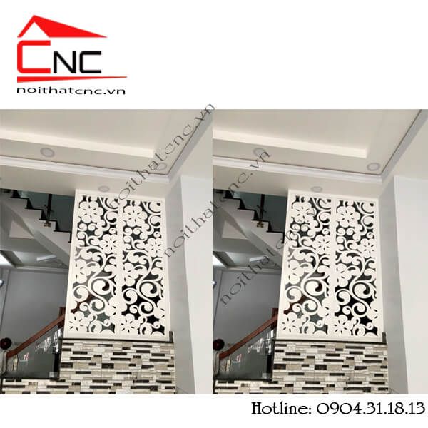 Thi công vách ngăn che cầu thang - 289