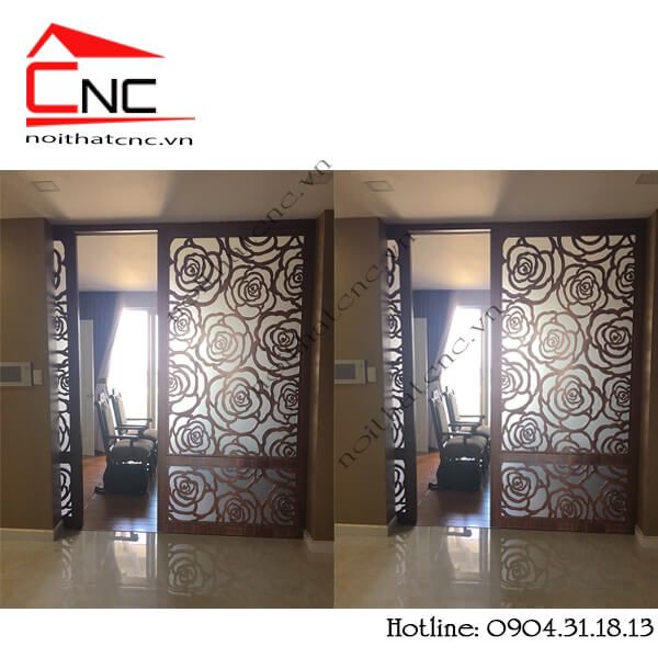 Công trình vách ngăn đã thi công - 77