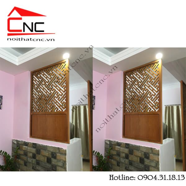 Thi công vách ngăn phòng khách và bếp - 130