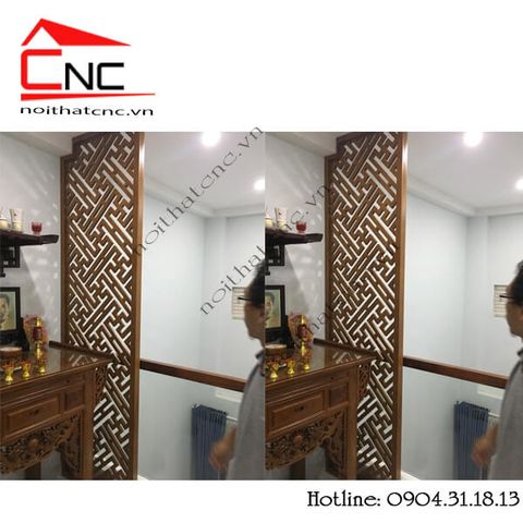  Thi công vách ngăn cnc bàn thờ - 211 