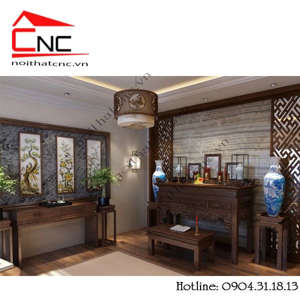 Vách ngăn phòng thờ - 26