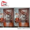 Thi công vách ngăn phòng khách hoa văn trống đồng - 949