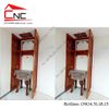 Thi công vách ngăn cnc phòng thờ chữ vạn - 722