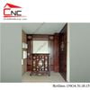Thi công vách ngăn cnc phòng thờ hoa sen - 653