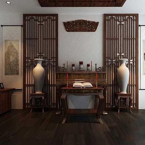  Vách ngăn phòng thờ - 254 