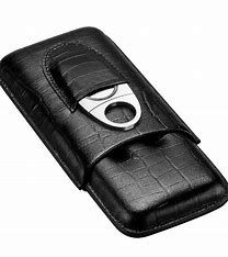 Bao da đựng cigar 3 điếu - Leather Cigar Case With Cutter