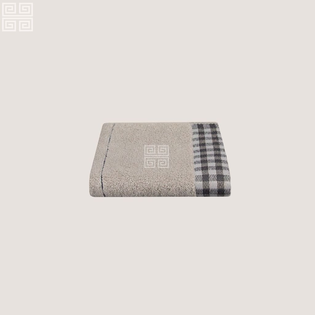 KHĂN TAY COTTON TG LINE CHECK 28x42cm