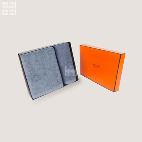 KHĂN QUÀ TẶNG COTTON CAO CẤP ANTI COLOR - HỘP: 1 KHĂN TẮM + 1 KHĂN MẶT