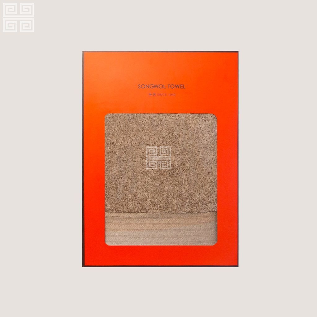 KHĂN QUÀ TẶNG COTTON TG ORGANIC - Hộp 1 KHĂN TẮM 50x100cm