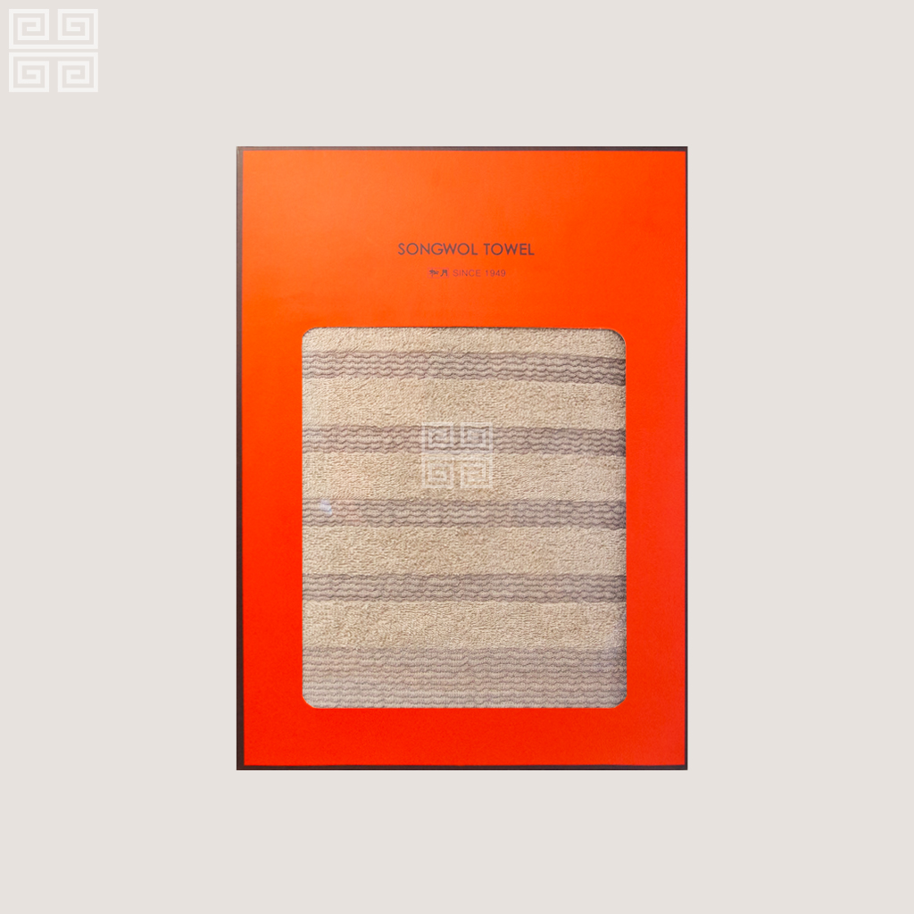 KHĂN QUÀ TẶNG COTTON SH VOLUME - Hộp 1 KHĂN TẮM 60x120cm