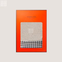 KHĂN QUÀ TẶNG COTTON TG LINE CHECK  - Hộp 1 KHĂN TẮM 60x120cm