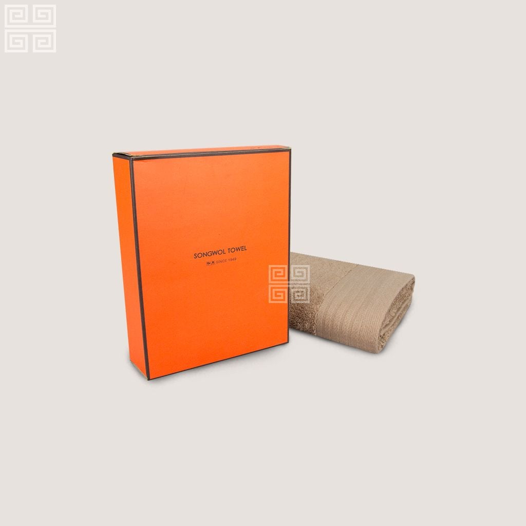 KHĂN QUÀ TẶNG COTTON TG ORGANIC - Hộp 1 KHĂN MẶT 40x80cm