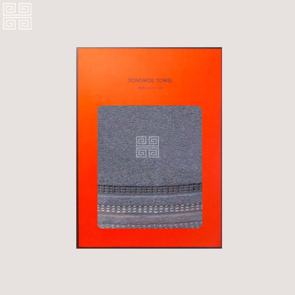 KHĂN QUÀ TẶNG COTTON TG MODERN STITCH  - Hộp 1 KHĂN TẮM 60x120cm