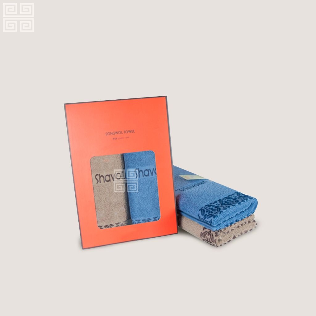 KHĂN QUÀ TẶNG COTTON SH CRYSTAL  - Set 2 Khăn Mặt 40x80cm