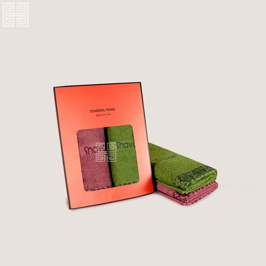 KHĂN QUÀ TẶNG COTTON SH CRYSTAL  - Set 2 Khăn Mặt 40x80cm