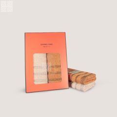 KHĂN QUÀ TẶNG COTTON SH VOLUME - Set 2 Khăn Mặt 40x78cm