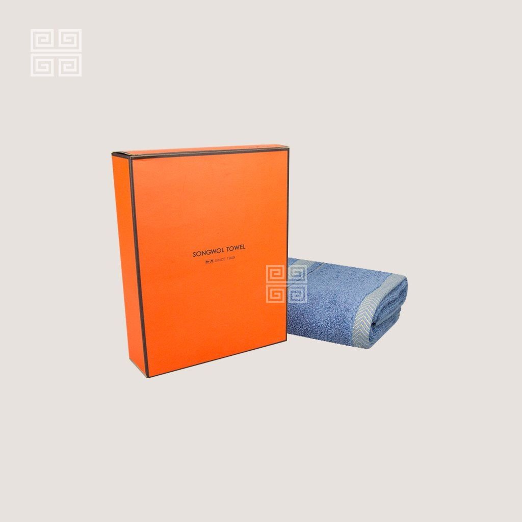 KHĂN QUÀ TẶNG COTTON TG SENTI - Hộp 1 KHĂN MẶT 40x80cm