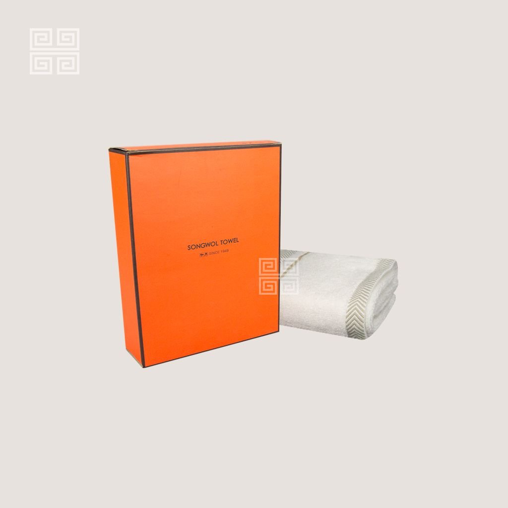 KHĂN QUÀ TẶNG COTTON TG SENTI - Hộp 1 KHĂN MẶT 40x80cm