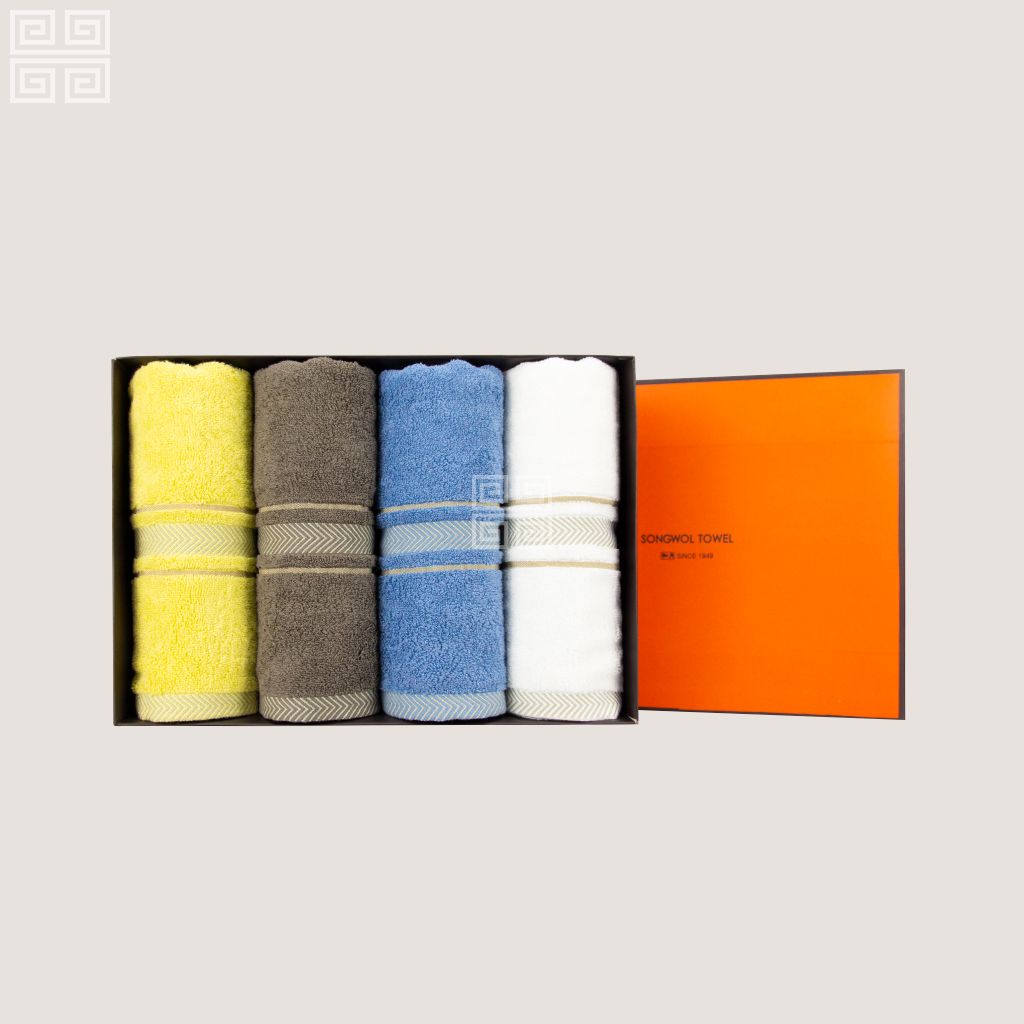 Khăn quà tặng cotton 4P Senti THẾ GIỚI KHĂN BÔNG