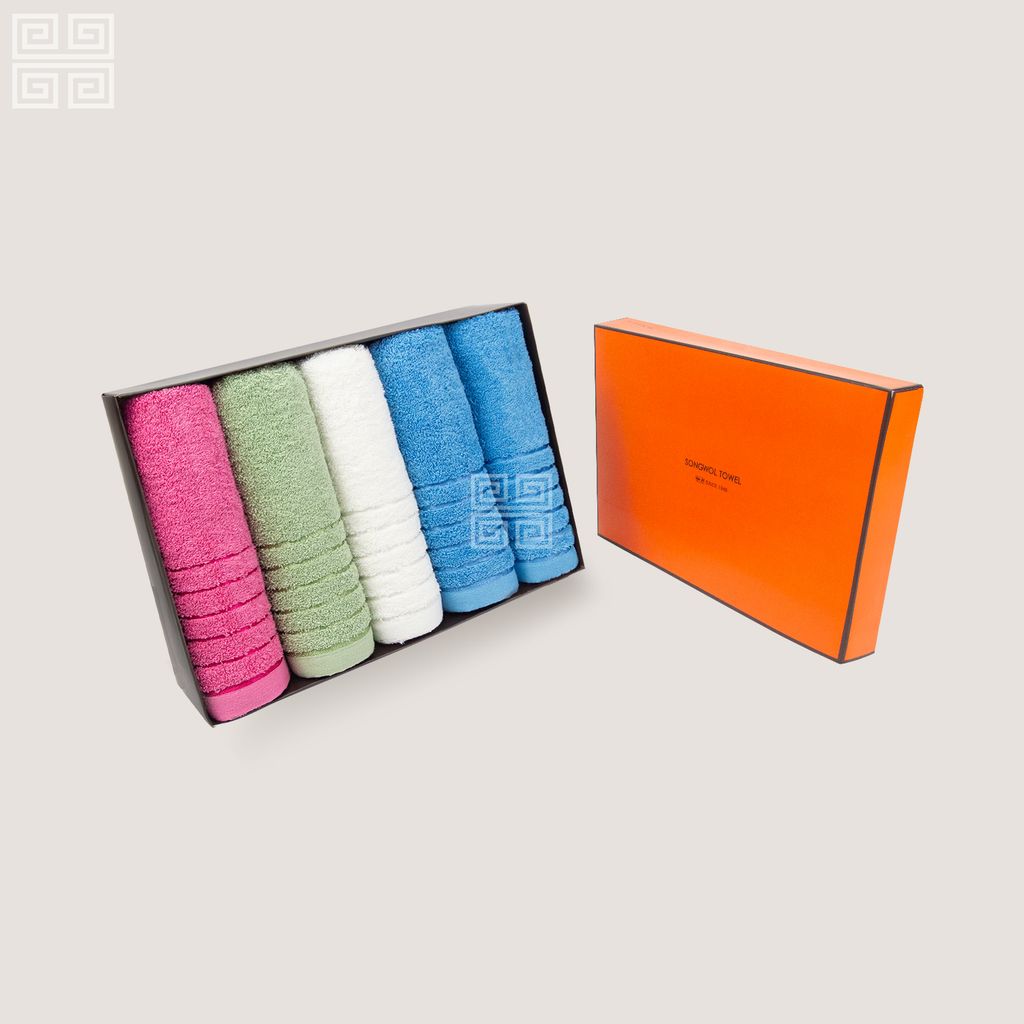 LINE BORDER - HỘP 5 KHĂN MẶT