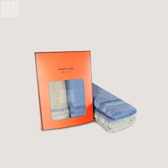KHĂN QUÀ TẶNG COTTON TG MODERN STITCH - Set 2 Khăn Mặt 40x80cm