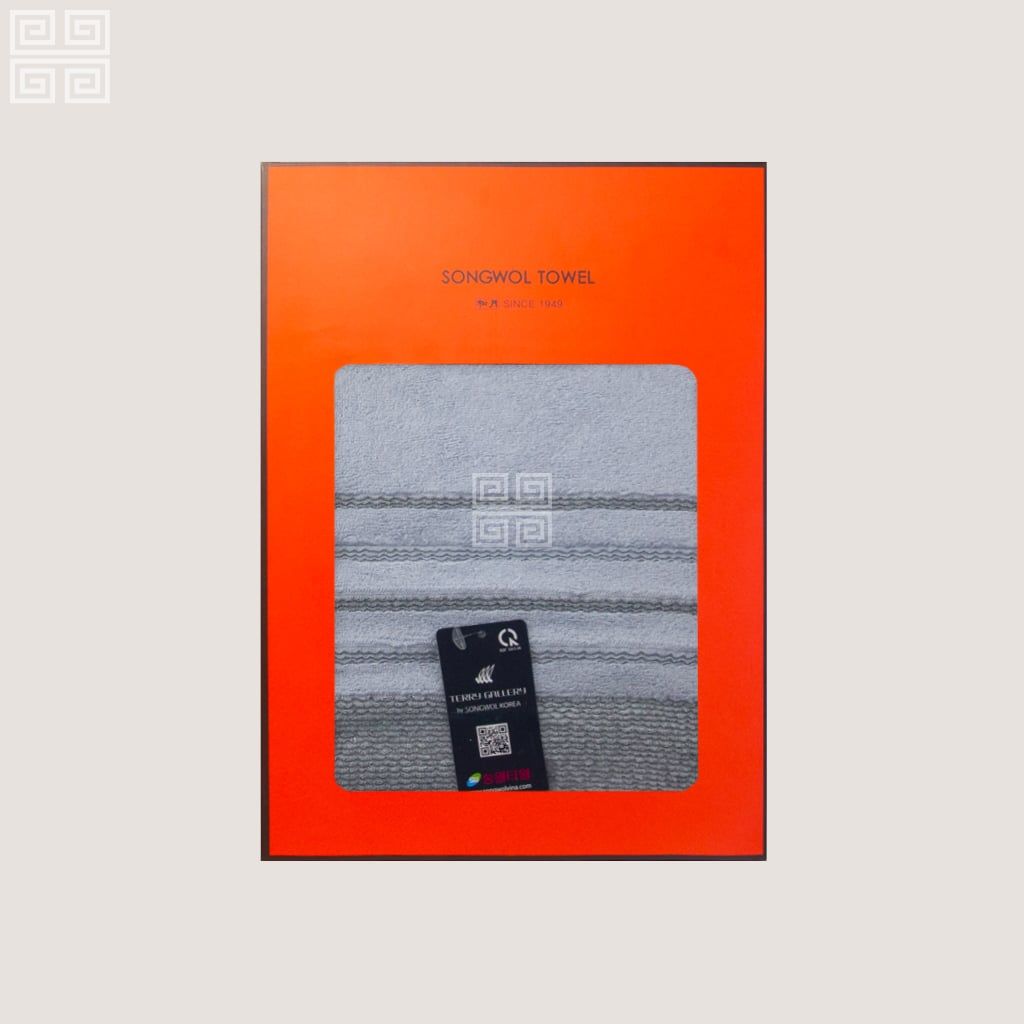 KHĂN QUÀ TẶNG BAMBOO TG WAVE - Hộp 1 KHĂN TẮM 70 x135cm