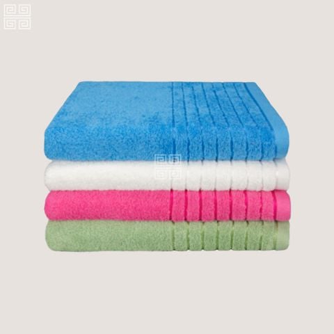 KHĂN TẮM COTTON SH LINE BORDER 70x135cm