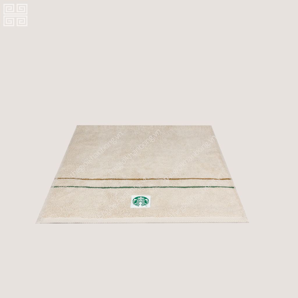 MẪU KHĂN THÊU LOGO STARBUCKS