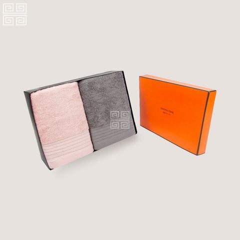 KHĂN QUÀ TẶNG COTTON ORGANIC - Set 2 Khăn Tắm 60x120cm