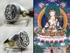 Nhẫn Bạc Thái Phật Bản Mệnh - NB398