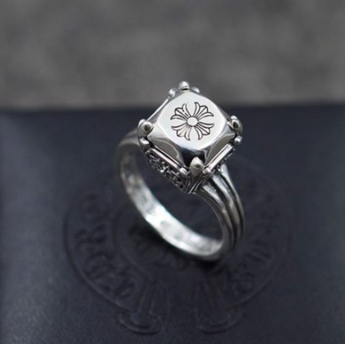 Nhẫn Bạc Chrome Hearts Hoa Cộng - NB326