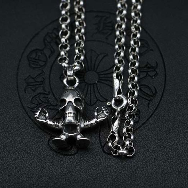 Mặt Bạc Chrome Hearts Đầu Lâu - MB297