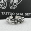 Nhẫn Bạc Chrome Hearts Hoa Cộng Nhỏ - NB505