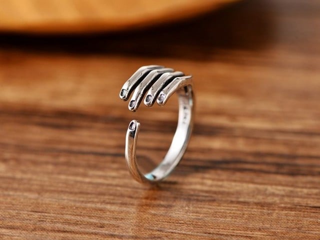  Nhẫn Bạc Thái Bàn Tay - NB437 