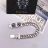 Lắc Tay Bạc Chrome Hearts Hoa Cộng - LB238