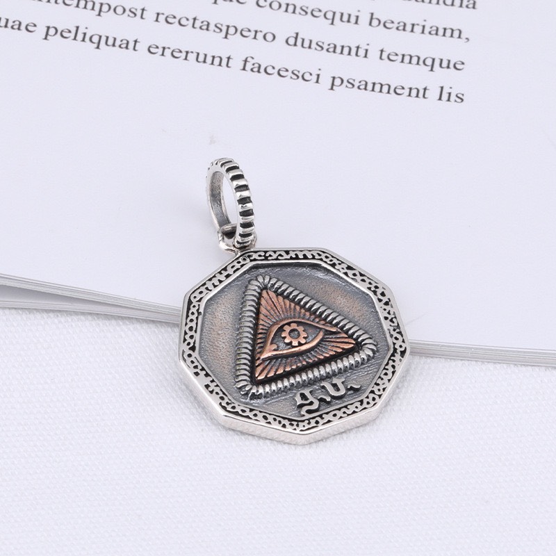 Mặt Dây Bạc Hội Kín Illuminati - MB269
