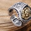 Nhẫn Bạc Thái Đầu Sư Tử - NB687