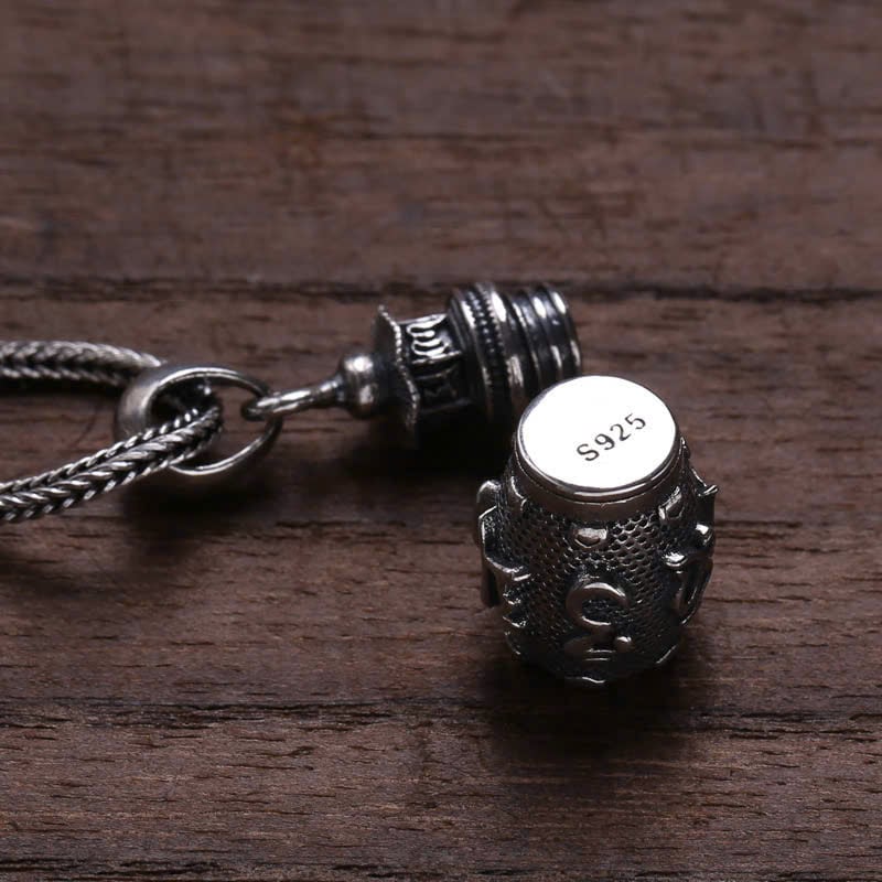  Mặt Dây Bạc Thái Chữ Phạn  - MB383 