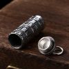 Mặt Dây Bạc Thái Trụ Chữ Phạn - MB387