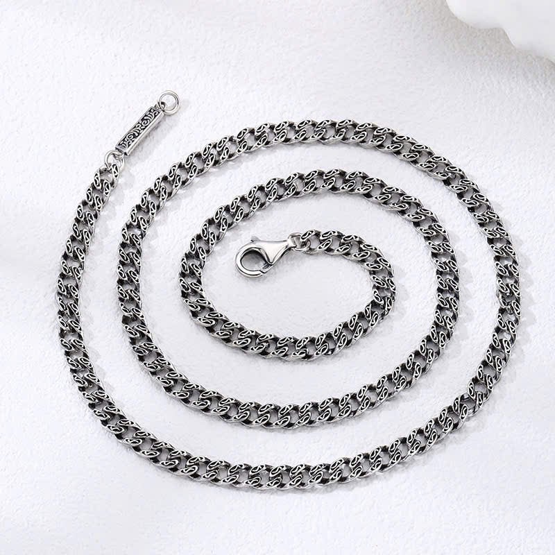  Vòng Cổ Bạc Thái Họa Tiết - DB187 