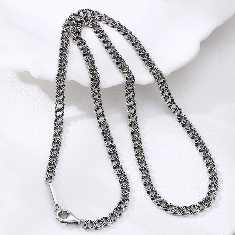  Vòng Cổ Bạc Thái Họa Tiết - DB187 