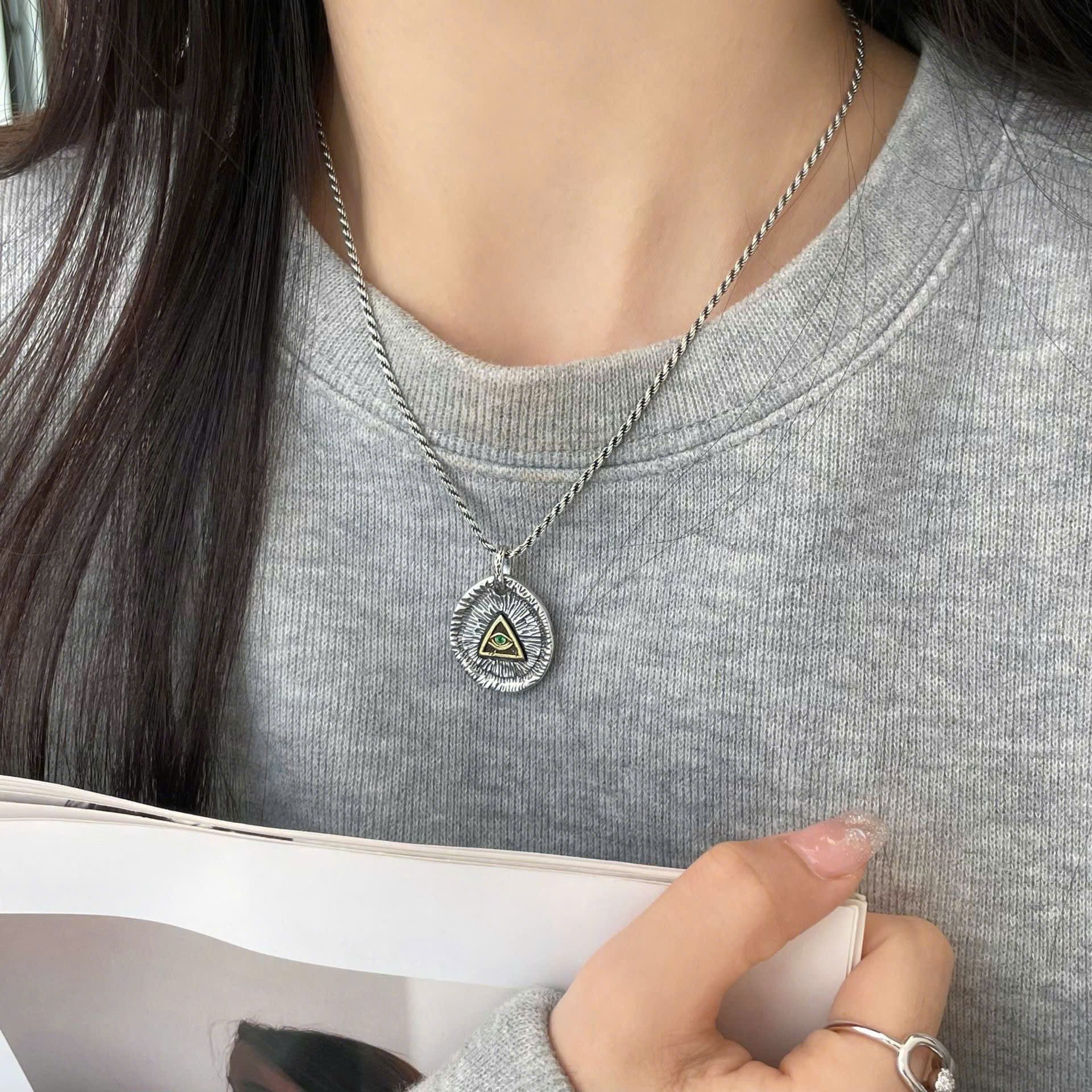  Mặt Dây Bạc Thái Mắt Horus  - MB391 